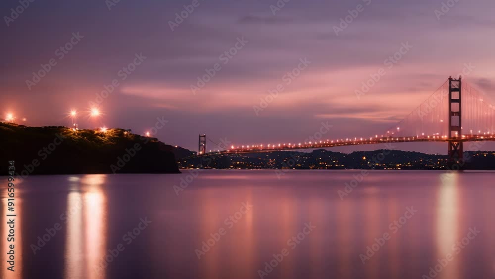 Twilight Serenity at the Bay Bridge Twilight Serenity at the Bay Bridge