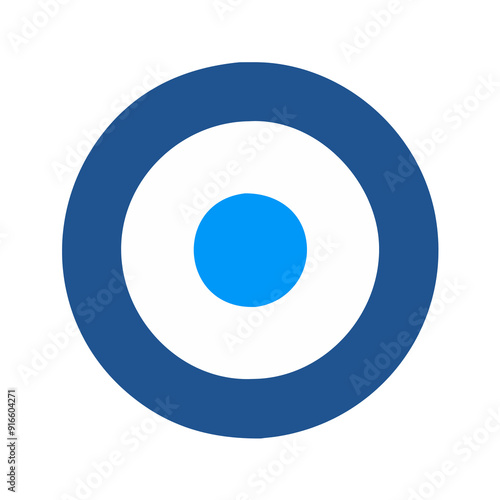 blue target with arrow