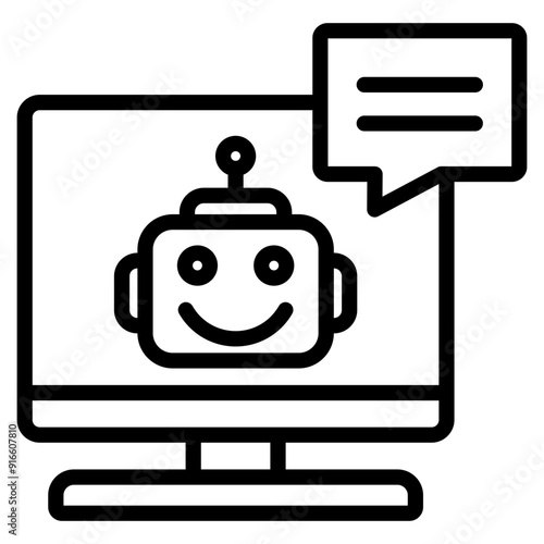 Chat Gpt Icon Element For Design