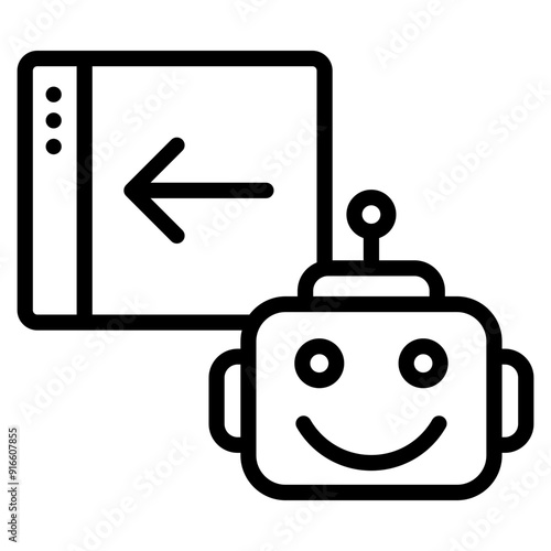 Close Sidebar Icon Element For Design