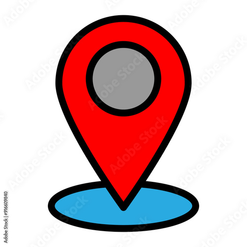 Free Download Location Vector Filled Icon Design - GFXLoad