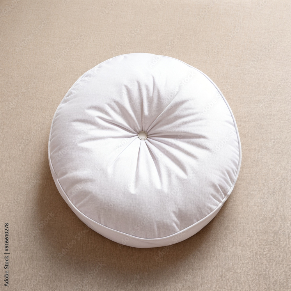 White pillow on a plain background White pillow on a plain background