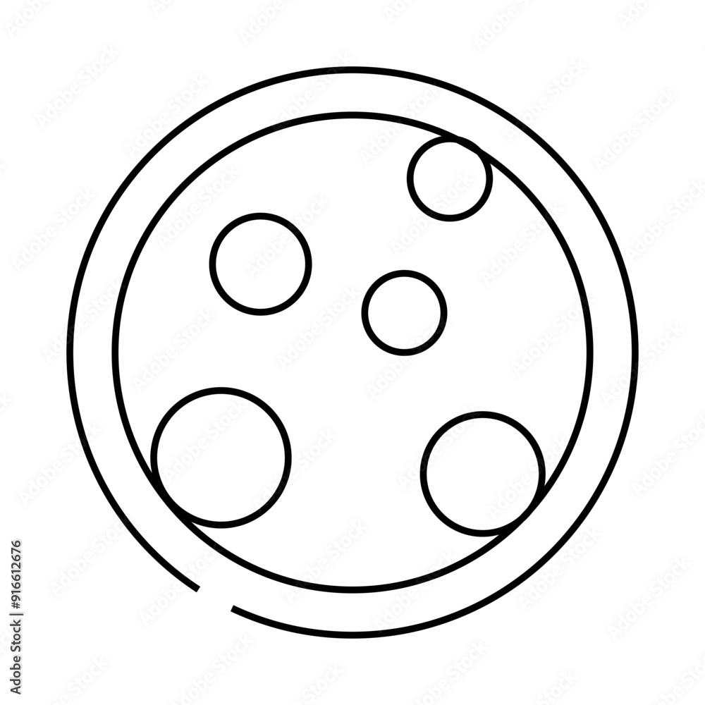 e700 - e799 antibiotics line icon vector. e700 - e799 antibiotics sign. isolated contour symbol black illustration e700 - e799 antibiotics line icon vector. e700 - e799 antibiotics sign. isolated contour symbol black illustration