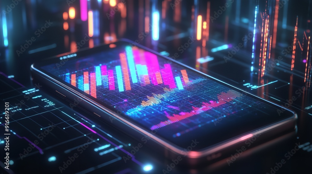 optics background with spots