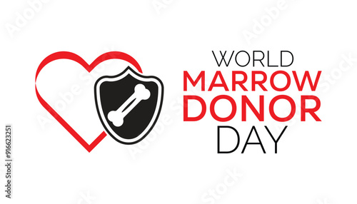 world marrow donor day is observed every year on September.Holiday concept background, placard, banner design template Vector illustration background design.