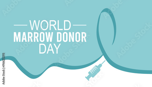 world marrow donor day is observed every year on September.Holiday concept background, placard, banner design template Vector illustration background design.