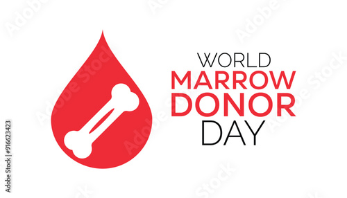 world marrow donor day is observed every year on September.Holiday concept background, placard, banner design template Vector illustration background design.