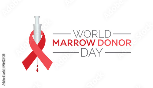 world marrow donor day is observed every year on September.Holiday concept background, placard, banner design template Vector illustration background design.