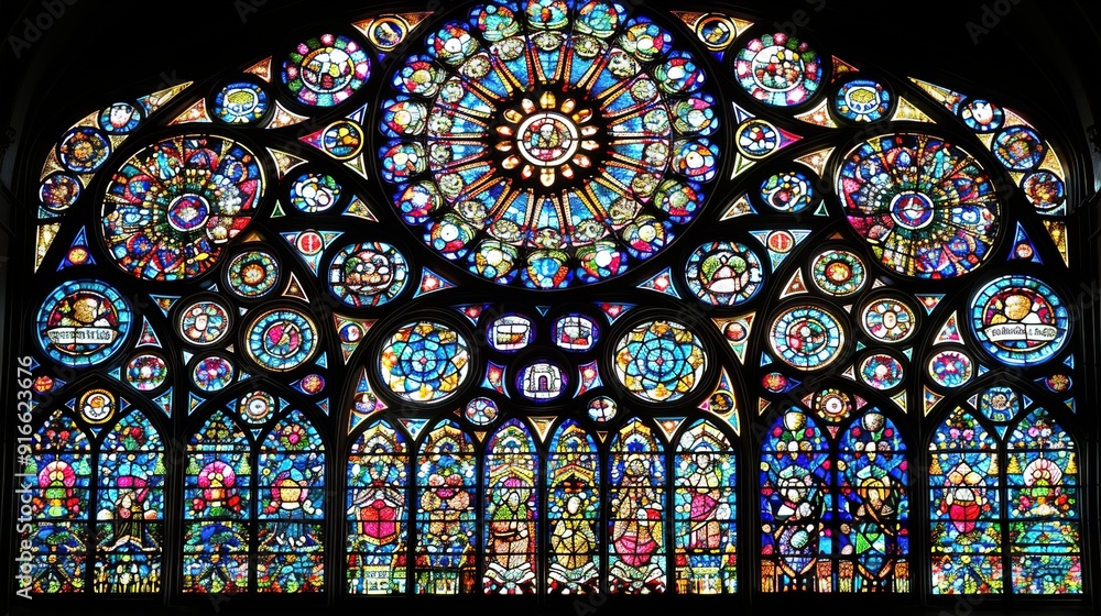 stained glass window stained glass window