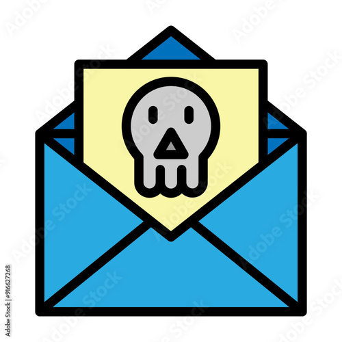 Blackmail Vector Filled Icon Design