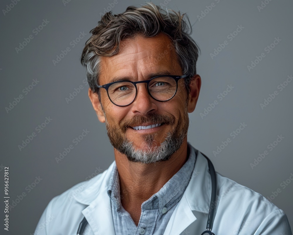 Photo portrait of a man doctor