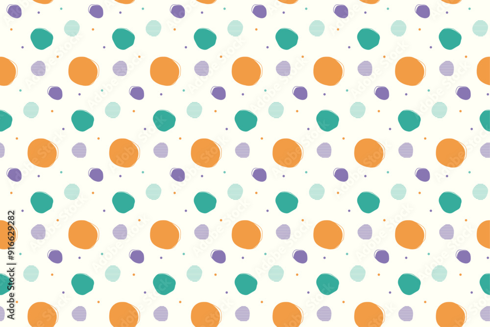 Abstract Polkadot Seamless Pattern Abstract Polkadot Seamless Pattern