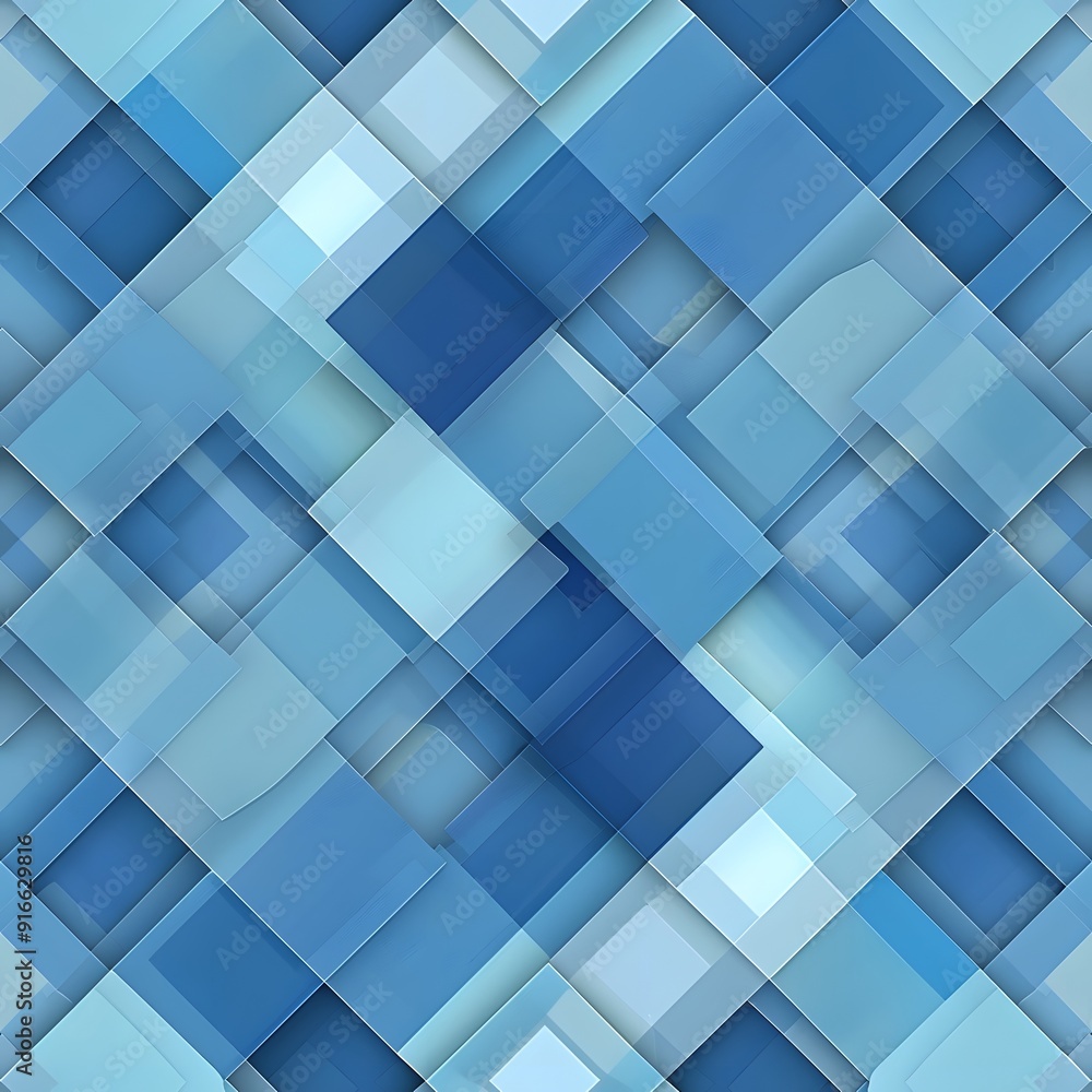 Abstract blue geometric background with layered squares and rectangles. Abstract blue geometric background with layered squares and rectangles.