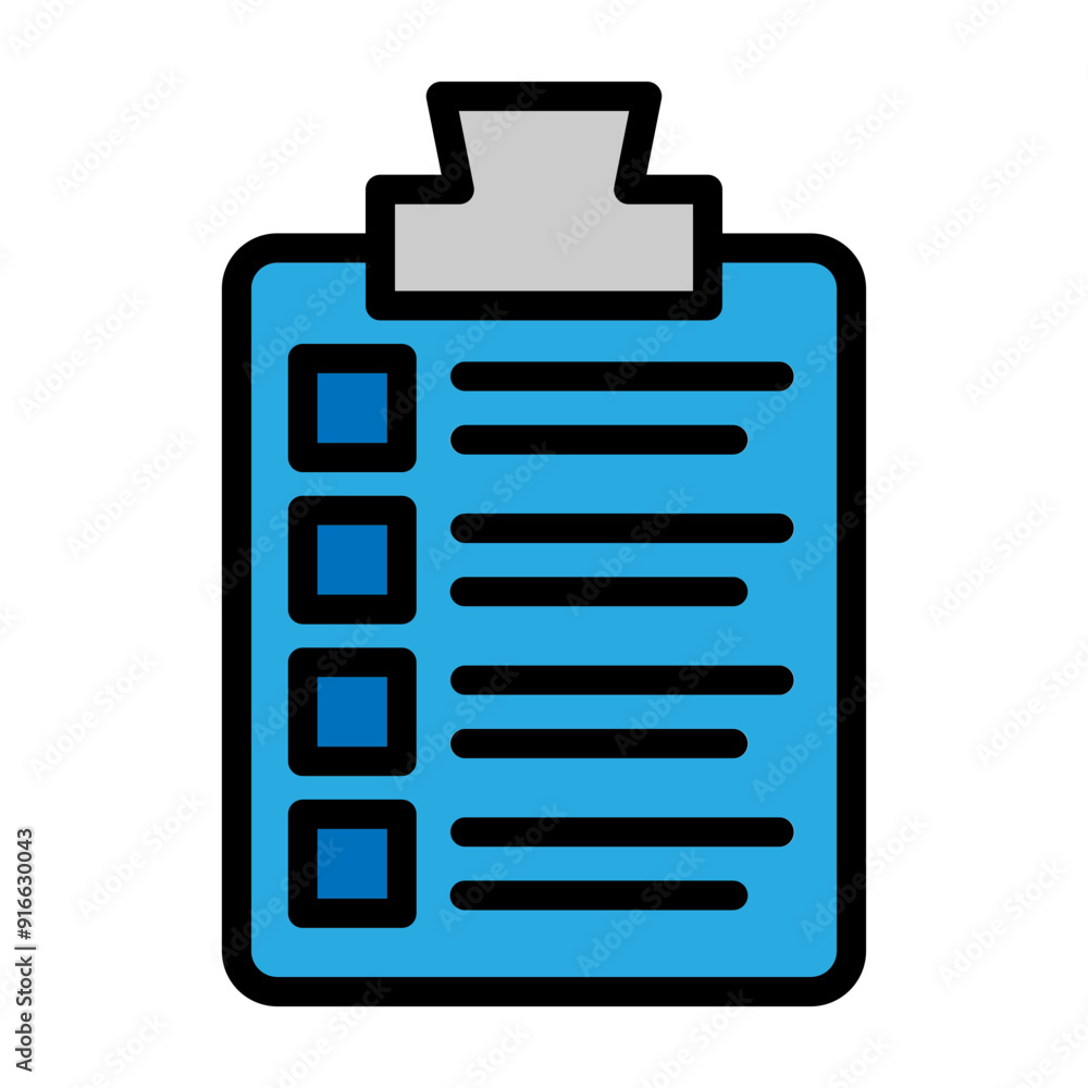 Voter Registration Form Vector Filled Icon Design Voter Registration Form Vector Filled Icon Design