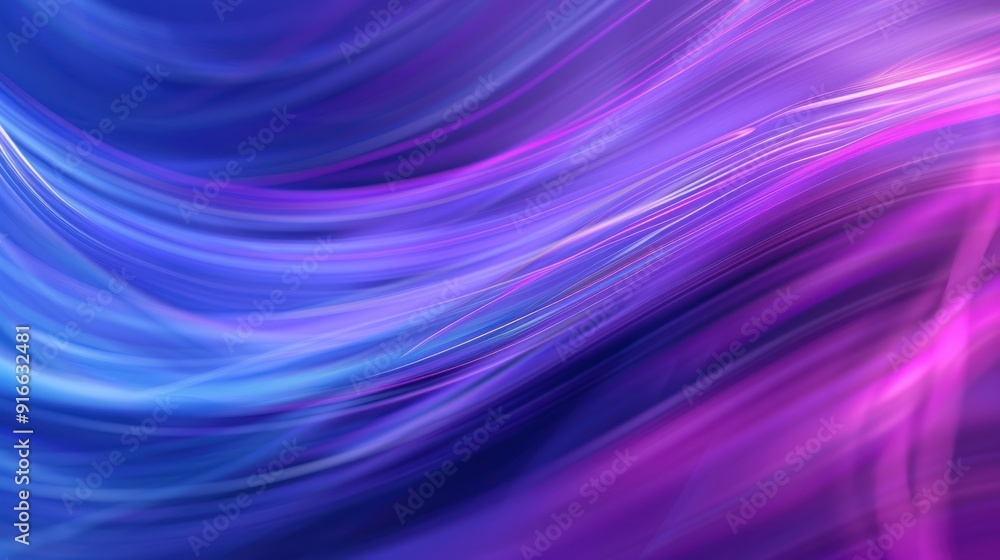 Fototapeta premium Abstract Swirling Blue and Purple