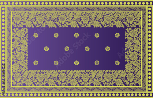 beautiful graphic saree design and this sari design is in Indian style which is for textile fashion industry and it can be used as wallpaper backdrop and website bg this style is originated in india 