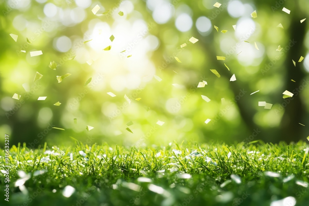 Green Grass and Confetti Green Grass and Confetti
