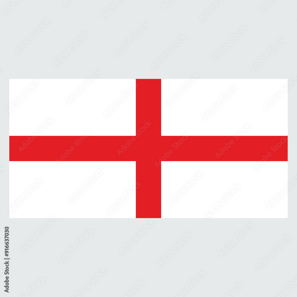 Obraz premium England flag vector design, useful for printing and decoration needs