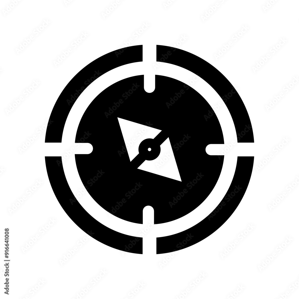 Compass icon template Compass icon template
