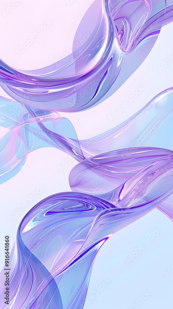 Naklejka premium Energetic lines light background illustration