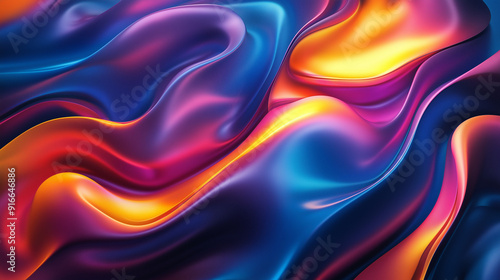 abstract background with waves