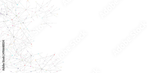 Vector Connect link background. global network technology concept. Digital technology futuristic internet network speed connection white background.