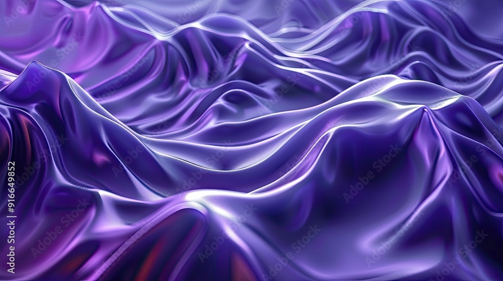 Fototapeta premium 3d silk abstract wave fluid motion texture backgrounds