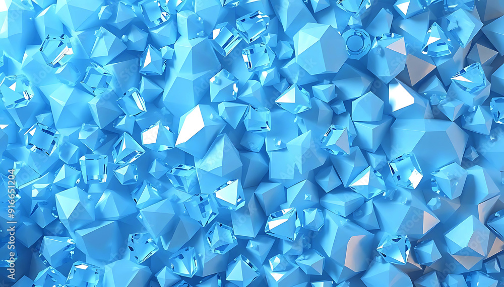 Blue abstract background, Generative Ai Blue abstract background, Generative Ai