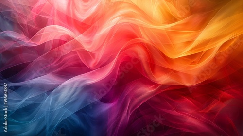 Wallpaper Mural Colorful photo of some lines, an ultrafine detailed, abstract expressionism. Torontodigital.ca