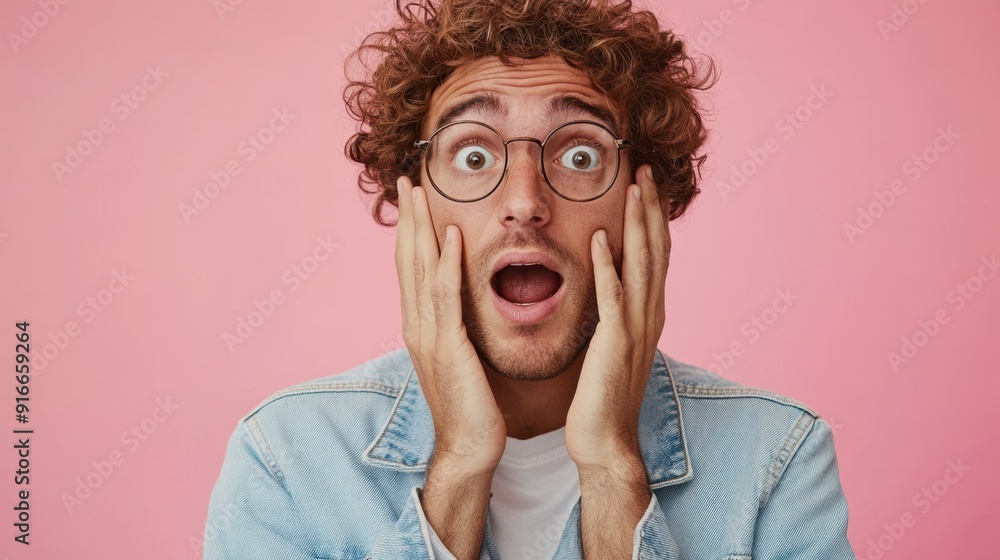 The surprised man portrait The surprised man portrait