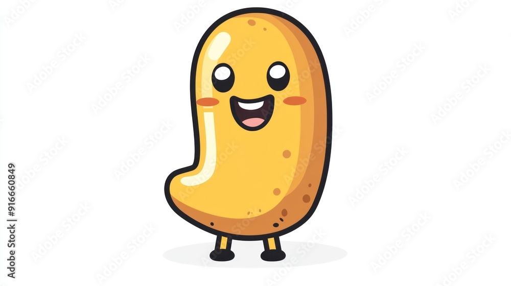 Cute Mango Character Illustration Cute Mango Character Illustration