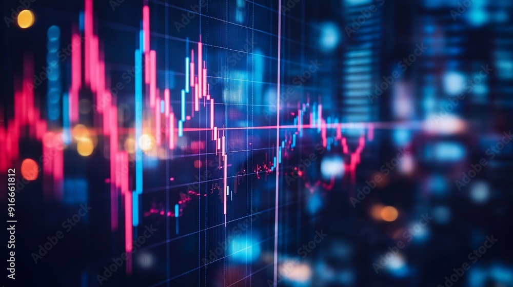 Red stock data displayed on a digital screen, indicating market suspension or financial crisis. Red stock data displayed on a digital screen, indicating market suspension or financial crisis.
