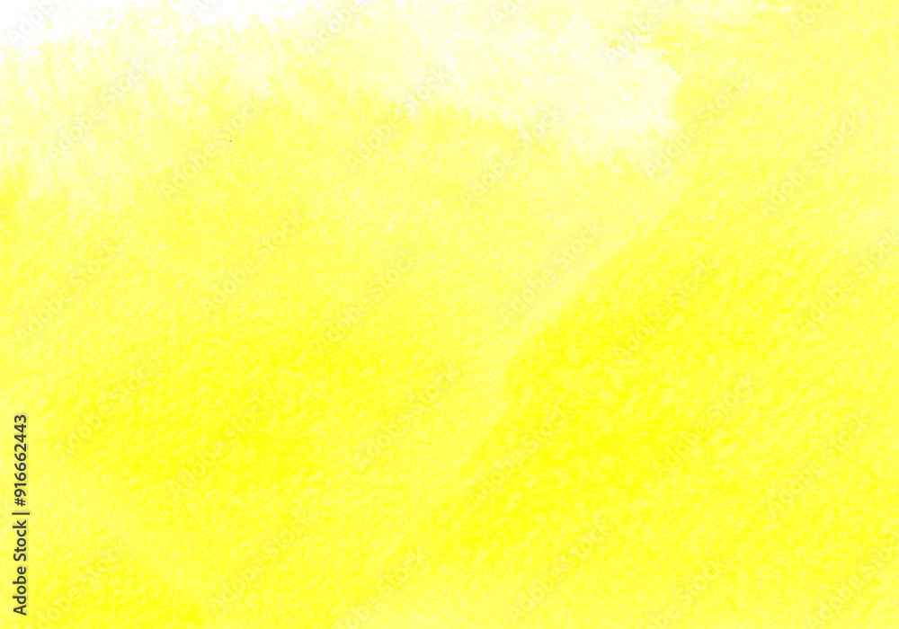 Obraz premium Lemom yellow watercolor texture for background with soft gradients