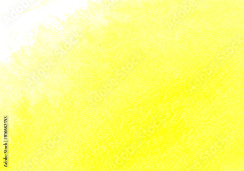 Lemom yellow watercolor background with gradient shades photo