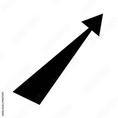 Arrow Pointing Up Icon,  Simple Icon Vector Design, best used for presentation, application, web and banner