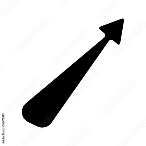 Arrow Pointing Up Icon,  Simple Icon Vector Design, best used for presentation, application, web and banner
