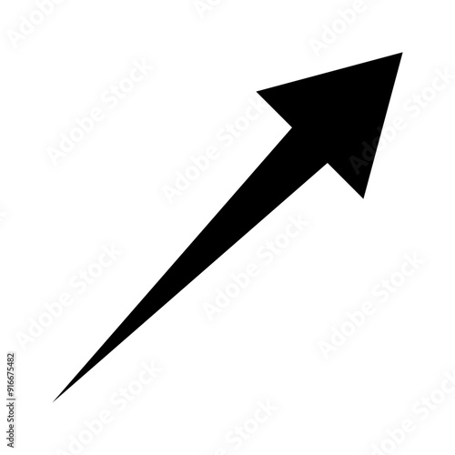 Arrow Pointing Up Icon,  Simple Icon Vector Design, best used for presentation, application, web and banner