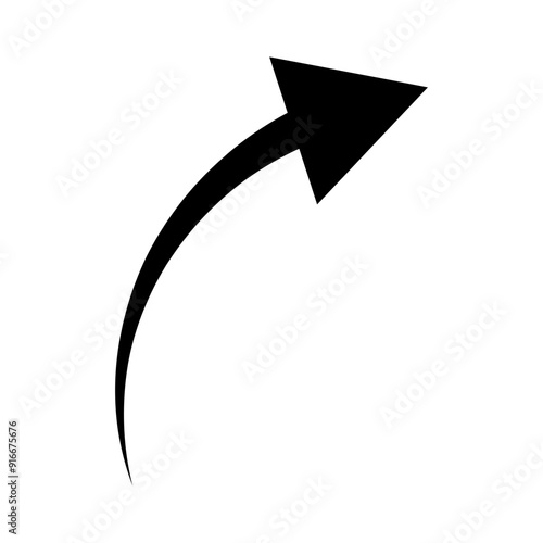 Arrow Pointing Up Icon,  Simple Icon Vector Design, best used for presentation, application, web and banner