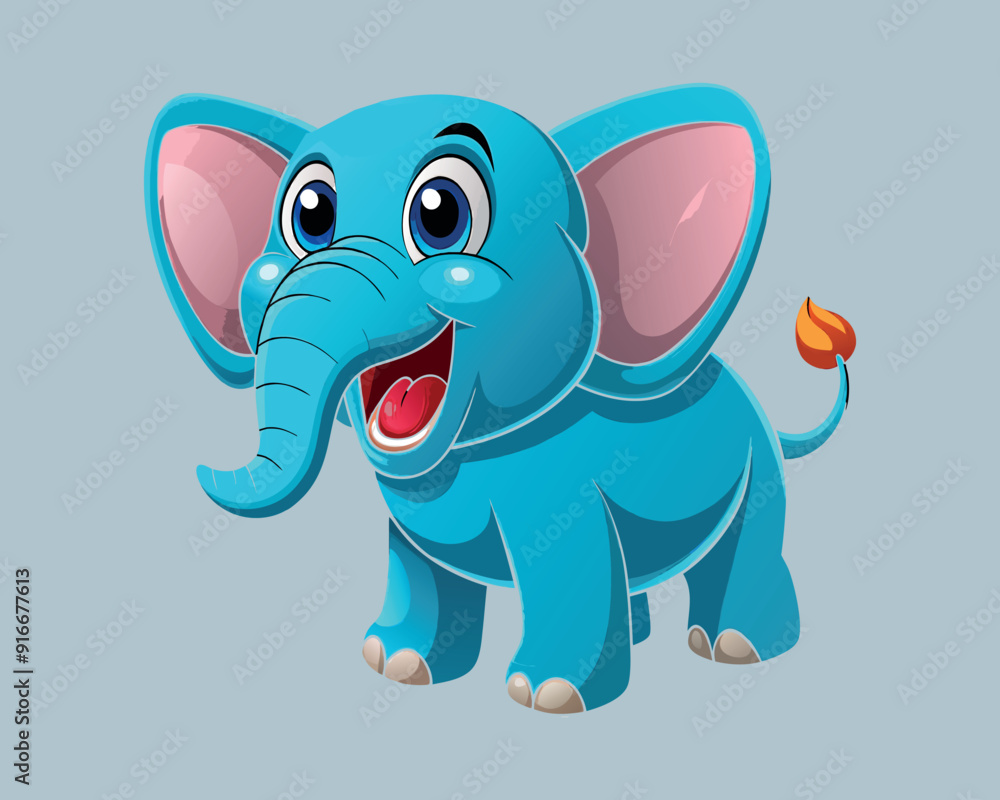 Fototapeta premium Elephant Illustration 