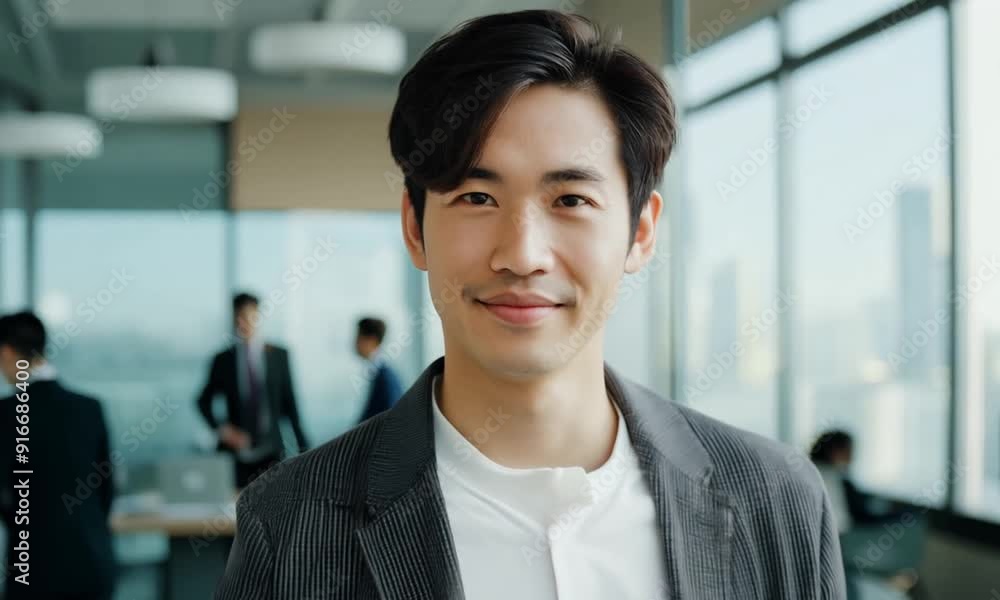 portrait of a smiling business person portrait of a smiling business person