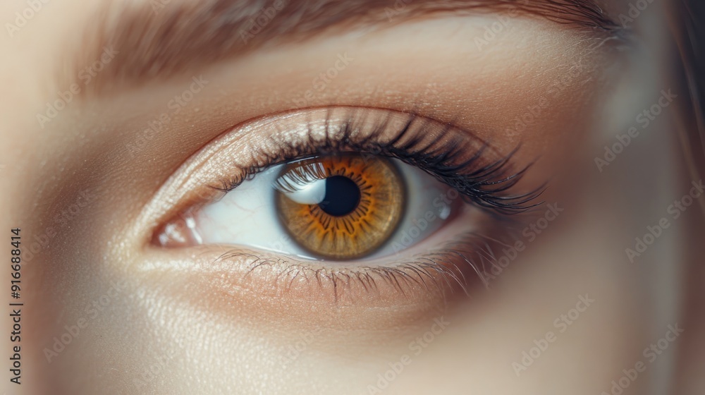 Close-up of a Hazel Eye Close-up of a Hazel Eye