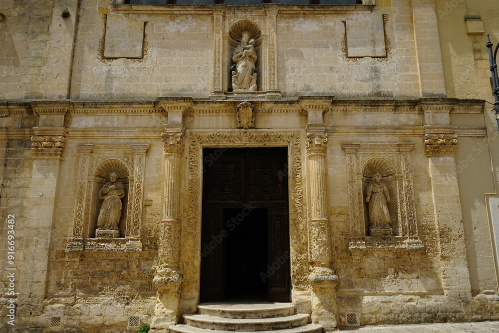 Purgatory church entrace in Matera, Basilicata, Italy Purgatory church entrace in Matera, Basilicata, Italy
