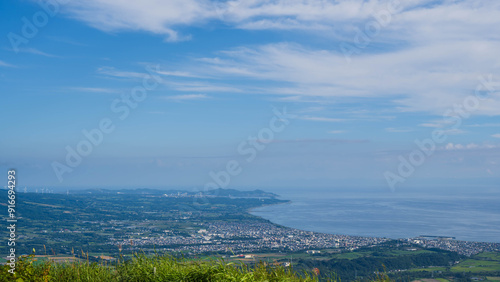 有珠山山頂の風景