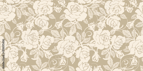 Lovely and Beautiful Spring Flowers Pattern for Fabric, Wallpaper, and More