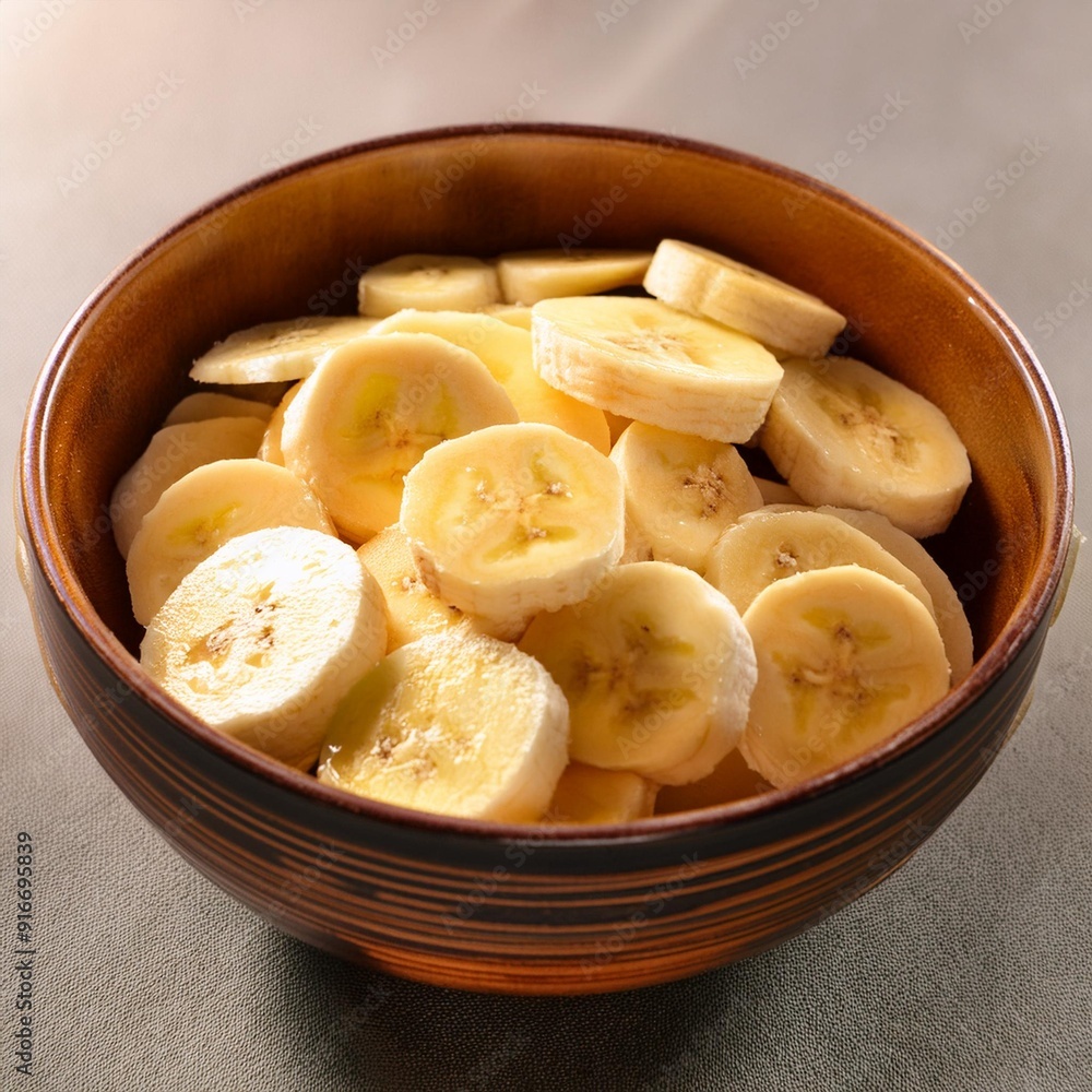 banana slices, AI generated