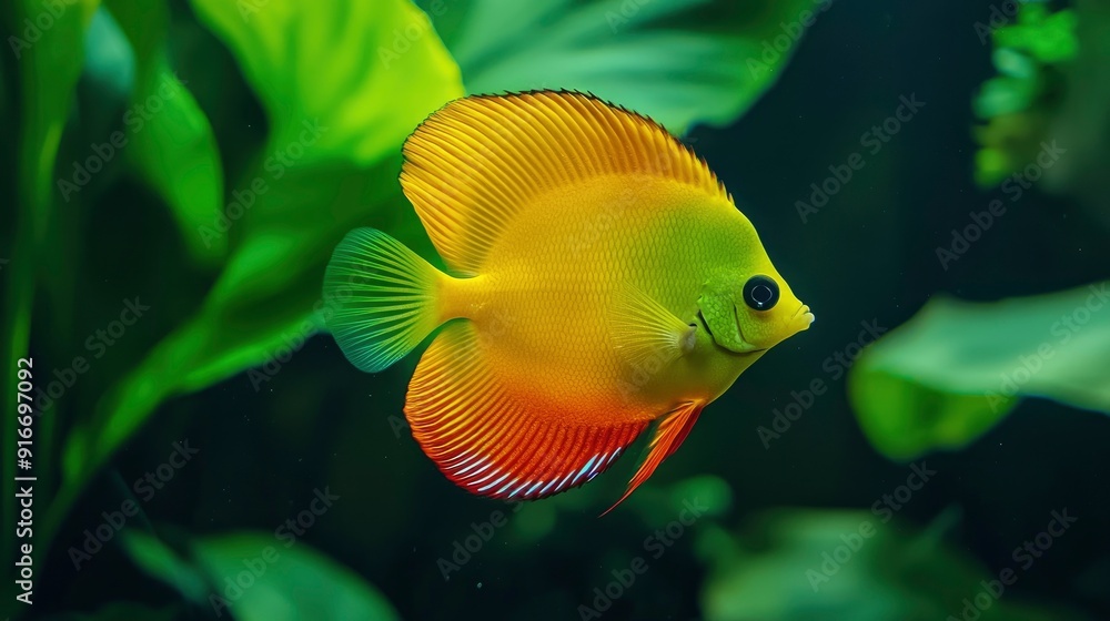 Tropical Aquarium Fish Tank, Vibrant And Colorful Tropical Aquarium Fish Tank, Vibrant And Colorful