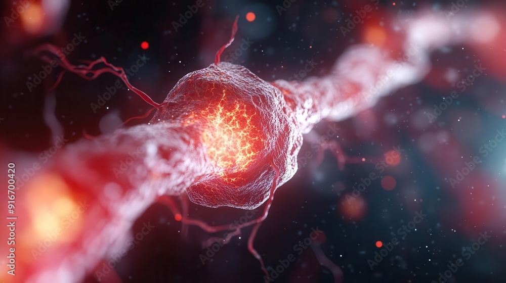 A close-up view of a neural network, highlighting the intricate connections of neurons with vibrant colors and dynamic textures. A close-up view of a neural network, highlighting the intricate connections of neurons with vibrant colors and dynamic textures.