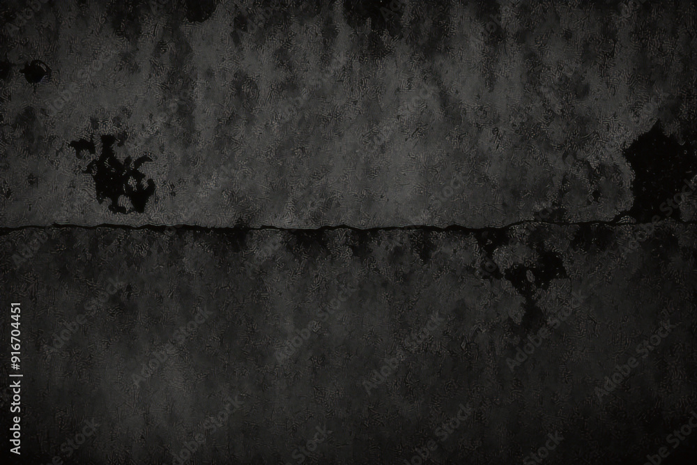 Obraz premium Textura de pared negra abstracta para fondo de patrón. imagen panorámica amplia. Textura de pared negra fondo áspero piso de concreto oscuro o fondo antiguo grunge con negro 