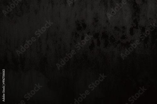 Textura de pared negra abstracta para fondo de patrón. imagen panorámica amplia. Textura de pared negra fondo áspero piso de concreto oscuro o fondo antiguo grunge con negro 