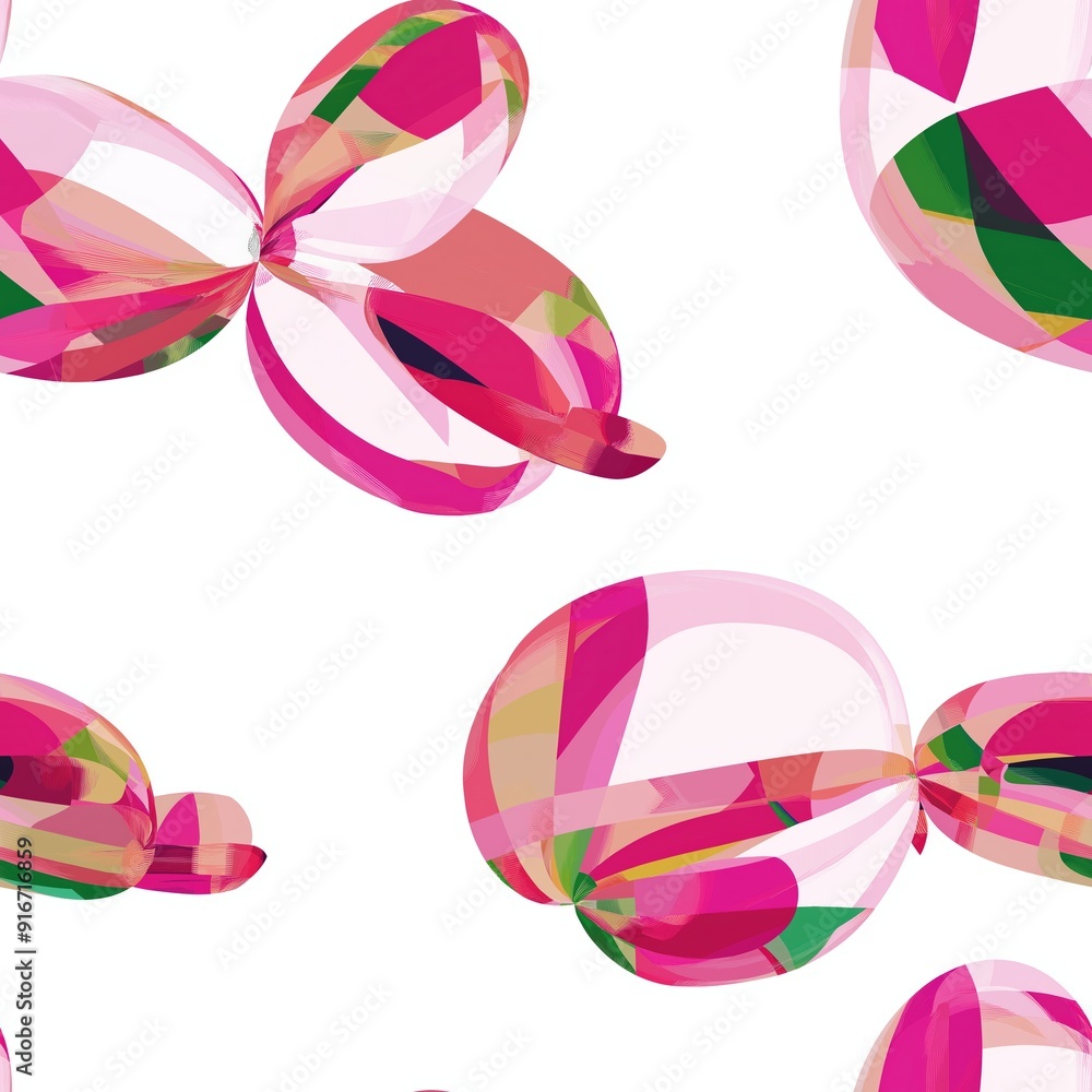 Colorful backgrounds and shapes with crystal, bows, and decorative elements, perfect for celebrations and festive designs Colorful backgrounds and shapes with crystal, bows, and decorative elements, perfect for celebrations and festive designs